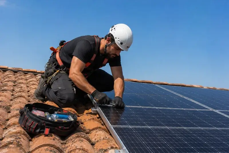 Maintenance et monitoring de panneaux solaires à Saint-Gauzens