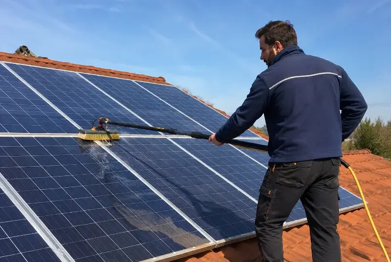Nettoyage et entretien de panneaux solaires à Saint-Gauzens